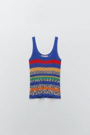 KNIT TOP SPECIAL EDITION at Zara